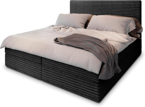 Masseno Boxbett PISA 140x200 cm mit Bonell Matratze und Topper
