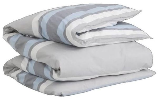GANT Bettdeckenbezug Bettwäsche Oxford Stripe Grey 135x200 cm