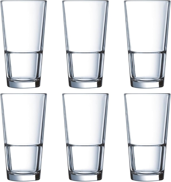 Gläserset Arcoroc Stack Up 6 Stück Durchsichtig Glas (29 Cl)