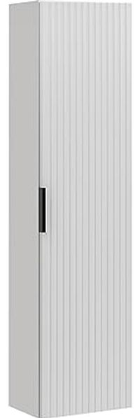 Hochschrank mit 1 Tür (140x25x35cm), Weiß matt