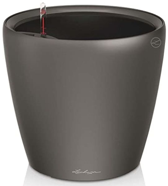 LECHUZA Blumentopf CLASSICO LS 35 ALL-IN-ONE Anthrazit Metallic 16063 421470