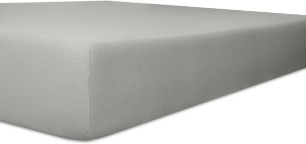 Kneer 9301984 Spannbetttuch Qualität 93 Exclusiv-Stretch 180/200-200/220 cm, Schiefer