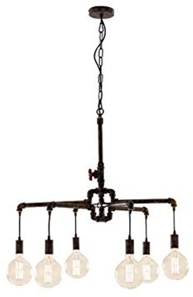Luce Design Amarcord S6 Pendelleuchte 6-flammig ECO Light rostfarbig