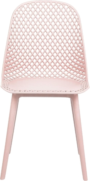 Esszimmerstuhl 4er Set EMORY Pastellrosa