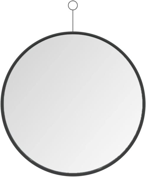 Hängespiegel mit Haken Schwarz 50 cm
