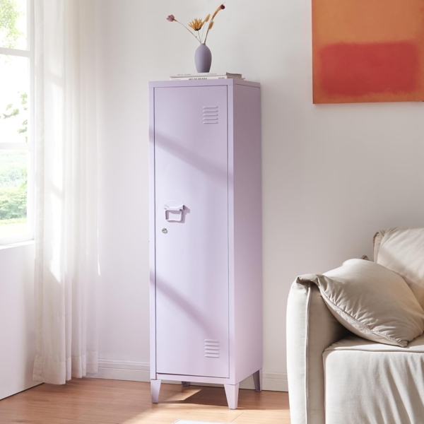 Einzelspind Kurikka 137 x 38 x 38 cm Lila [en. casa] Bild 5