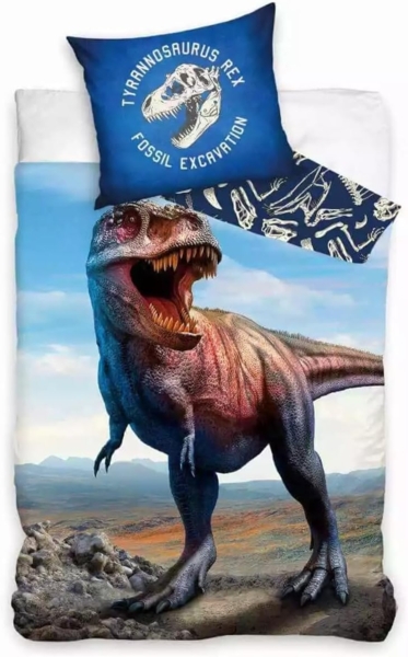Dinosaurier Dinosaur T-Rex Bettwäsche NL204001 135x200 cm + 80x80 cm