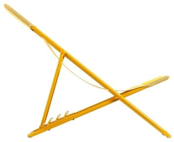 MAXI TRANSAT Liegestuhl, Batyline Bezug, Stahlrohrgestell, Farbe: Miel Bild 7