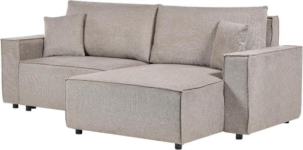 Ecksofa KARILA Taupe Linksseitig