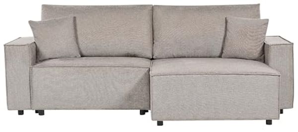 Ecksofa KARILA Taupe Linksseitig