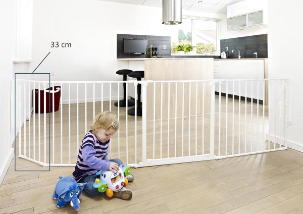 Baby Dan Flex Sektion/Verlängerung, Anthrazit, 33 cm: für Schutzgitter Flex M / L / XL / XXL sowie Laufställe Park-A-Kid und Square - hergestellt in Dänemark Bild 2