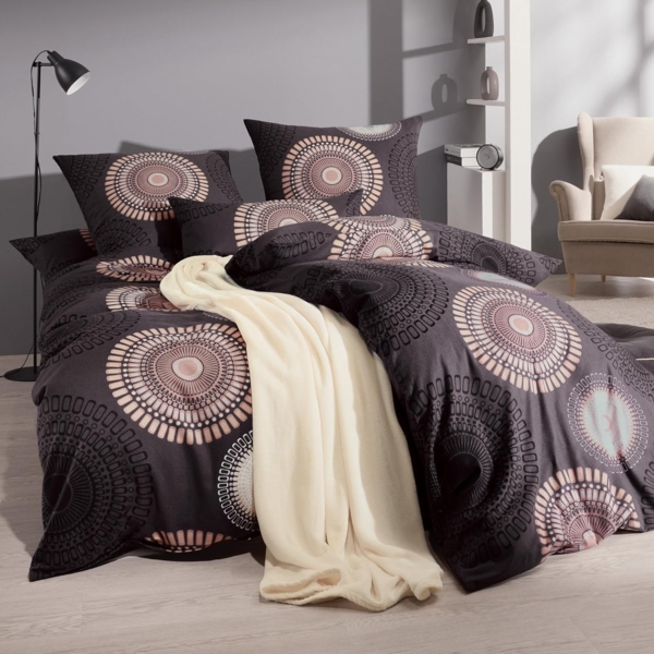 REDBEST Bettwäsche Bettwäsche, Biber, Kreise Bild 4