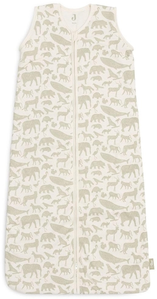 Jollein Baby Boys, Baby Girls, Unisex Baby abnehmbaren Ärmeln Schlafsack, Olive Green, Animals, 70cm Bild 5