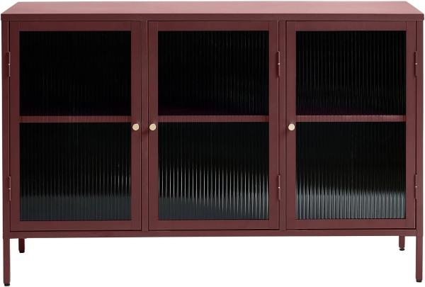 Bronco Sideboard Kommde Sideboard Konsolentisch Wohnzimmer Gästezimmer rot Möbel