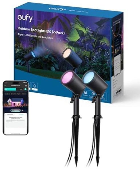 Eufy Outdoor Spot Light E10 (2 pack) Strahler Oberflächenbeleuchtung Nicht austauschbare(s) Leuchtmittel LED
