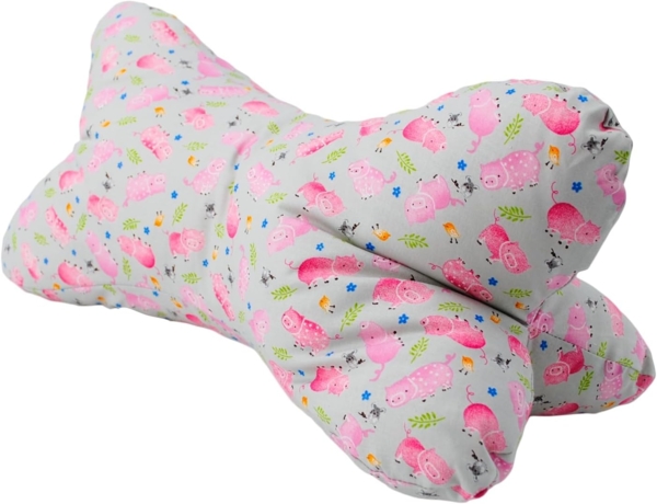 POWER INN Nackenkissen POWER INN Leseknochen, Hellgrau, Nackenkissen, Reisekissen