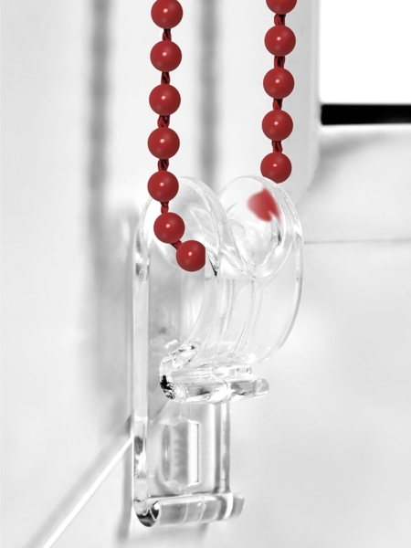 Verdunkelungsrollo Klemmfix ohne Bohren 45x100 cm Rot Verdunklungsrollo Fensterrollo Rollo Seitenzugrollo Klemmrollo für Fenster & Tür Bild 2