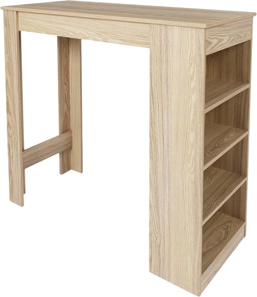 HOME DECO FACTORY Bartisch, stehend, Etageres Cheers, Holz, braun, 115 x 103 x 50