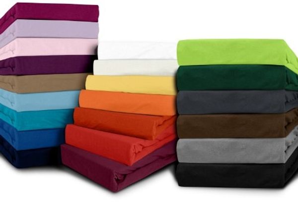 npluseins klassisches Jersey Spannbetttuch - erhältlich in 34 modernen Farben und 6 verschiedenen Größen - 100% Baumwolle, 200x220 cm, anthrazit