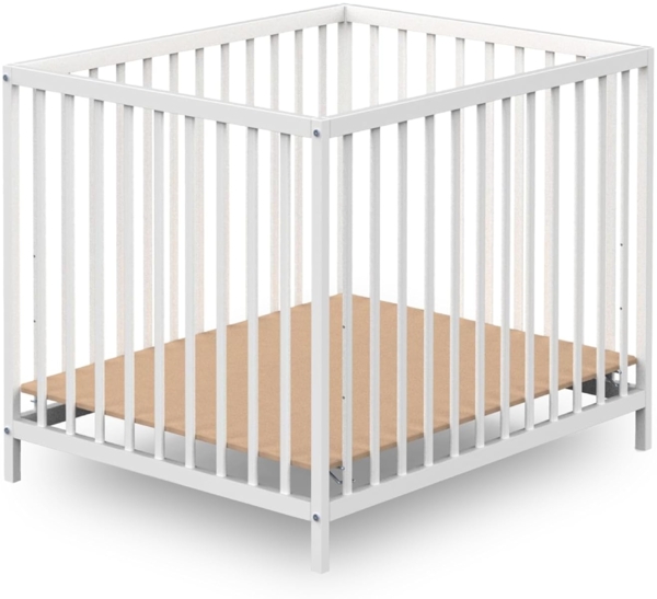 Laufgitter Sarah. 75 x 95 cm. 3-fach höhenverstellbar : Weiß