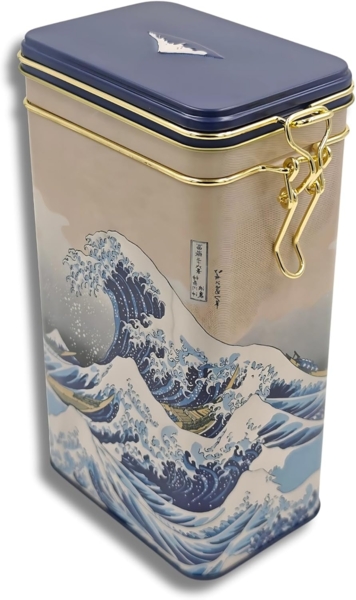 MediMuc Kaffeedose Kaffeedose Die Große Welle, Dose mit Bügelverschluss, Kaffeedose mit Dichtung