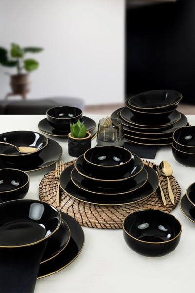 Hermia Concept Teller-Set 100% CERAMIC STONEWARE M1610 (24-tlg)
