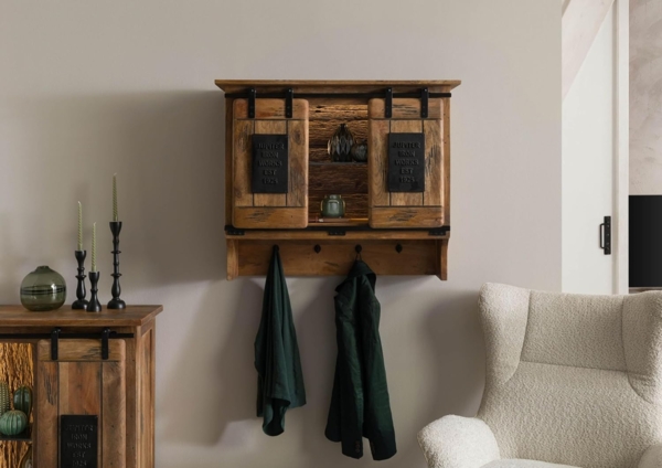 Massivmoebel24 Wandregal, 1-tlg. Bild 9