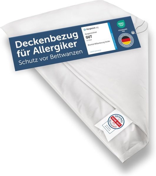 Blumtal Bettbezug Milbenbezug Allergiker Bettbezug oder Kopfkissenbezug- Milben Encasing, (1 St), bestehend aus dem High-Tech Spezialgewebe Evolon