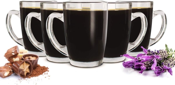 6 Espresso Gläser 90ml Espressotassen Tasse Espressoglas Kaffeegläser Espresso