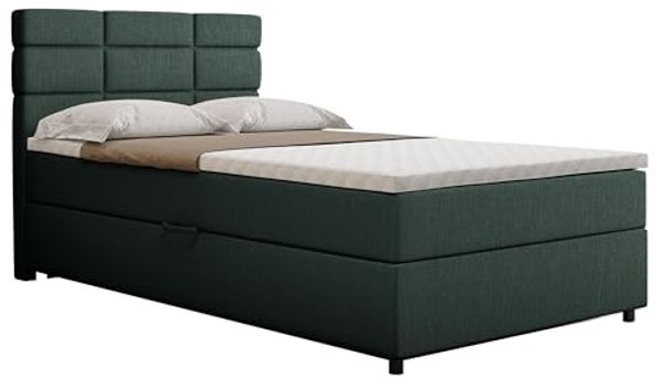 PANDA MÖBEL GmbH Boxbett Reve, 90x200, 100x200, 120x200, Boxbett mit Bettkast und Topper
