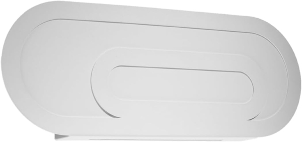 Wandleuchte, Weiß, Stahl, Design, L 40 cm