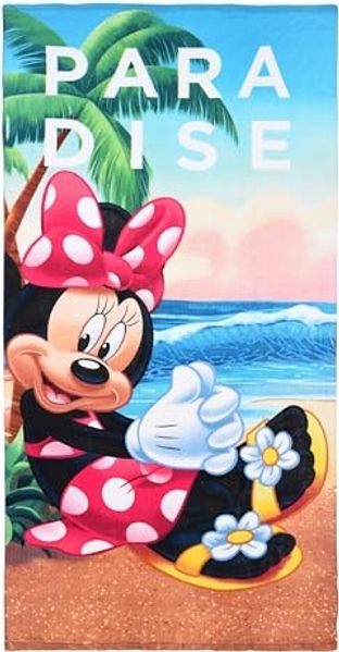 Minnie Mouse Badetuch Strandtuch Handtuch Kinder Mädchen Paradise