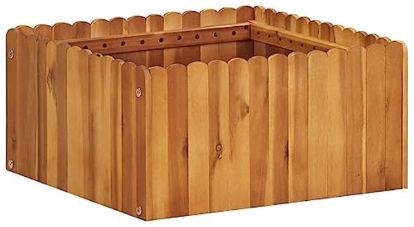 vidaXL Garten-Hochbeet 50 x 50 x 25 cm Massivholz Akazie 45921