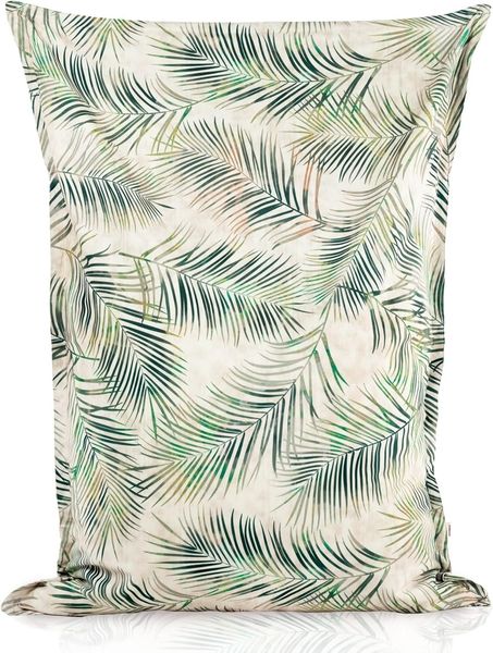 Italpouf Sitzsack XXL Riesensitzsack , Sitzkissen , Indoor & Outdoor , Sitzsack Sessel für Erwachsene , EPS Perlen Füllung , Abnehmbarer Bezug , Waschmaschinenreinigung , Wasserdicht, Botanic