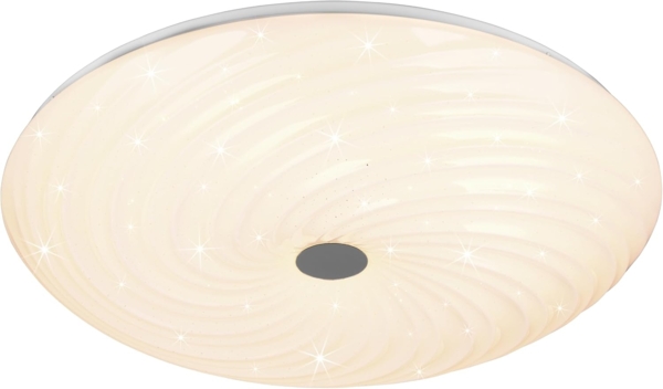 LED Deckenleuchte, Sterneneffekt, CCT, weiß, D 57,5 cm