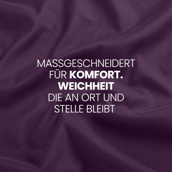 Utopia Bedding - Spannbettlaken 140x200 cm - Lila - Gebürstete Polyester-Mikrofaser Spannbetttuch - 35 cm Tiefe Tasche Bild 7