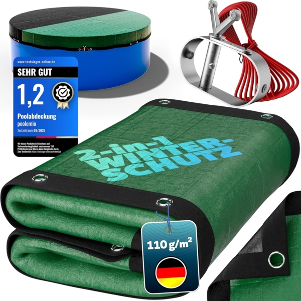 Winterplane Basic rund [Ø 500 cm | 110g/m²]