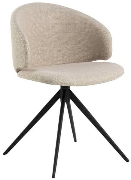 ACTONA GROUP Esszimmerstuhl in Beige, Stoff - 53 x 78 x 54 cm (BxHxT)