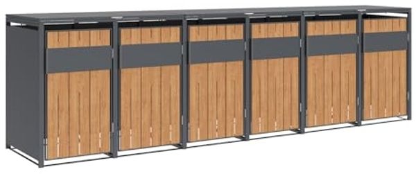 Westmann Varius 6 | Metall Mülltonnenbox 6er |
