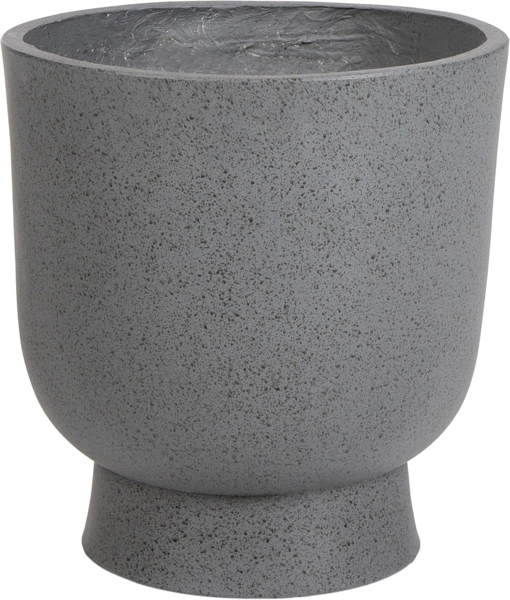 Blumenkübel GINKGO 36 cm Dunkelgrau