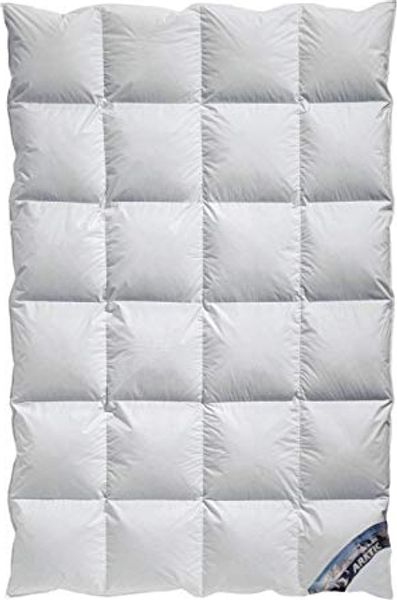 Arktic Kassetten Daunendecke Ganzjahresdecke 100% Daune 135x200 cm A3