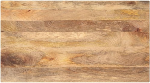 vidaXL Tischplatte 110x70x3,8 cm Rechteckig Massivholz Mango 371543