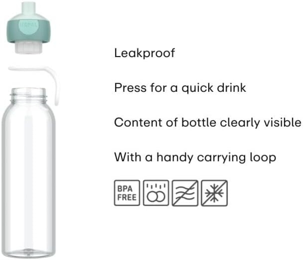 Mepal CAMPUS Wasserflasche Pop-Up 500 ml pink Bild 2