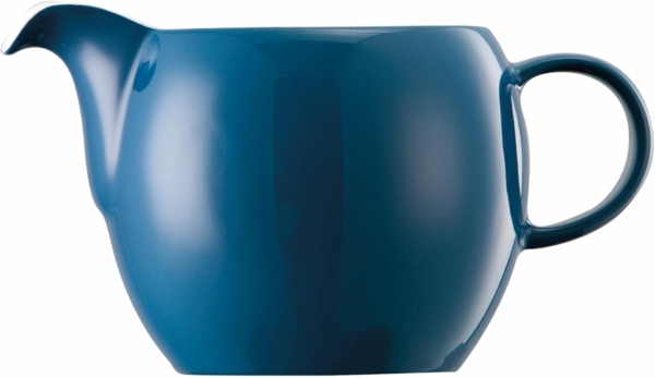 Thomas Sunny Day Milchkännchen, Kanne, Krug, Porzellan, Petrol Blue / Blau, Spülmaschinenfest, 200 ml, 14430