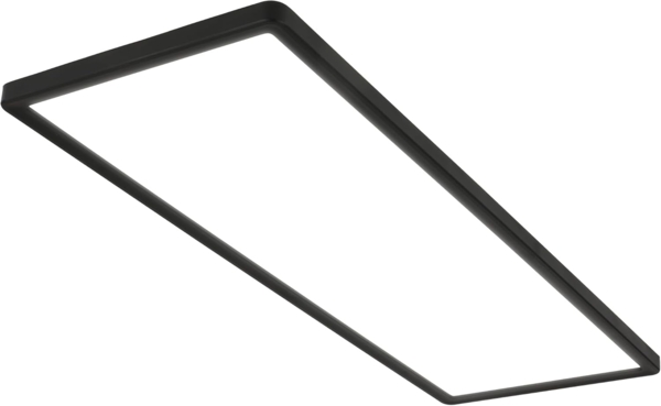 Briloner LED Panel Slim 58 cm, schwarz, ultraflach