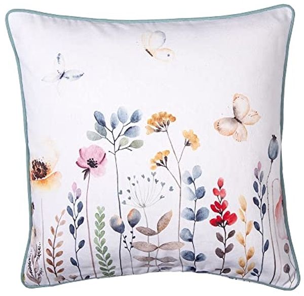 Clayre & Eef Dekokissen Flowerbomb, Dekokissen Kissenbezüge ohne Füllung Baumwolle 40x40 cm