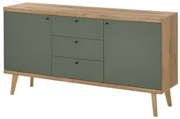 Sideboard Juna in Salbei und Eiche Evoke 160 cm