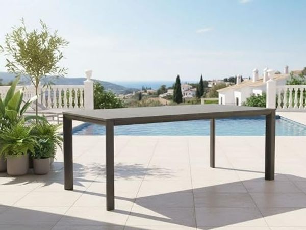 Tisch Murcia Negro 220x100 cm