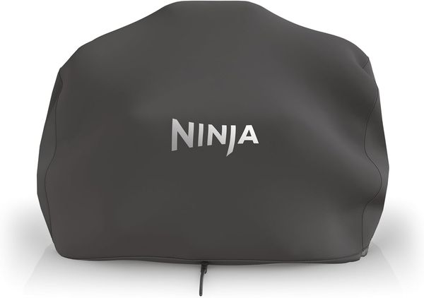 Ninja XSKCOVERXL Woodfire Premium Grillabdeckung Pro, kompatibel mit OG800- und OG900-Serien, UV- und wasserabweisend, elastischer Kordelzug für Gute Passform, leicht, ganzjähriger Schutz, 33x61 cm