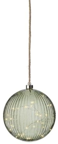 LED Glaskugel 20cm HERBST